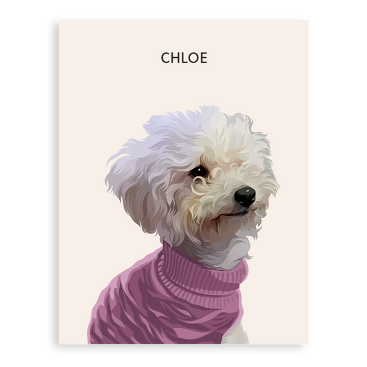 Retrato Estilo Modern - Digital