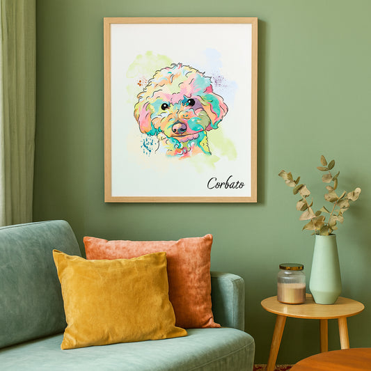 Retrato Estilo Rainbow