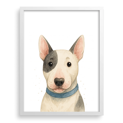 Perrito en acuarela