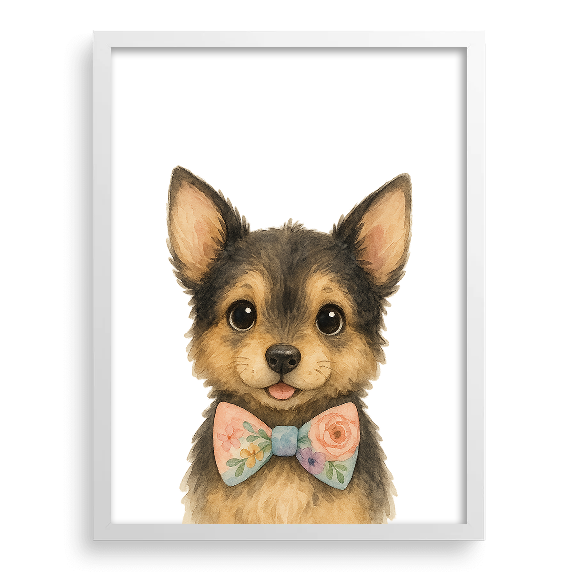 Perrito en acuarela