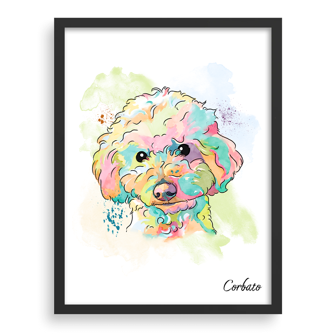 Retrato Estilo Rainbow