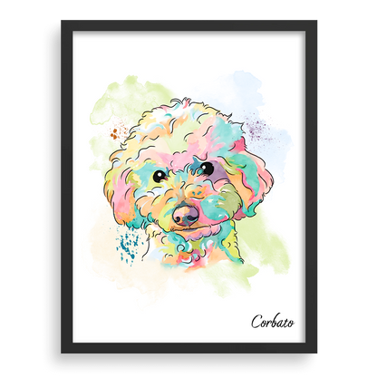 Retrato Estilo Rainbow