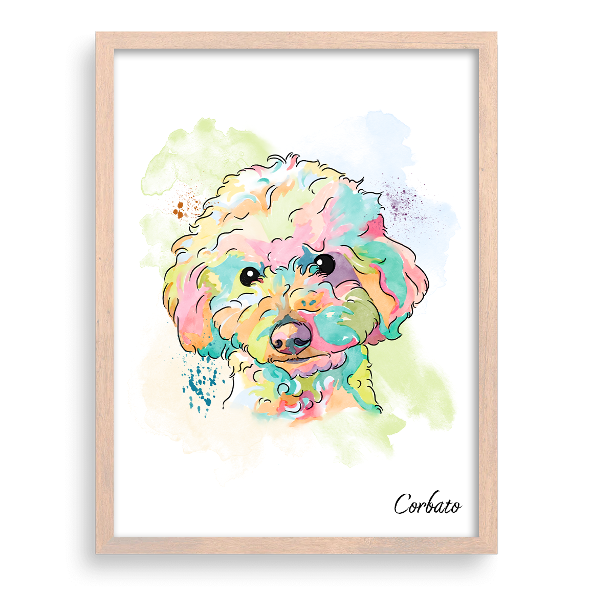 Retrato Estilo Rainbow