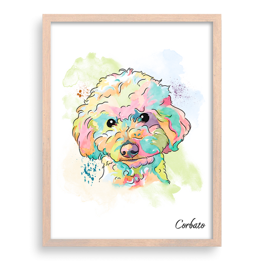 Retrato Estilo Rainbow