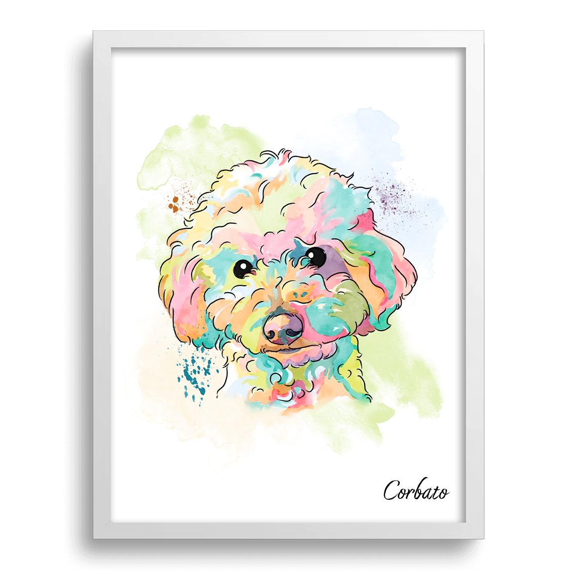 Retrato Estilo Rainbow