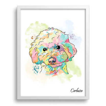 Retrato Estilo Rainbow