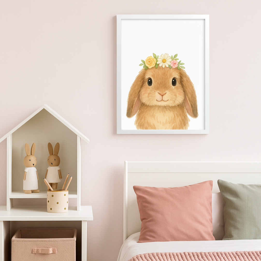 Conejito en acuarela