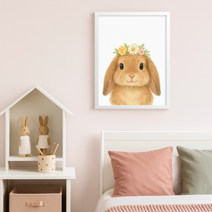 Conejito en acuarela