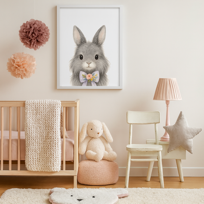 Conejito en acuarela