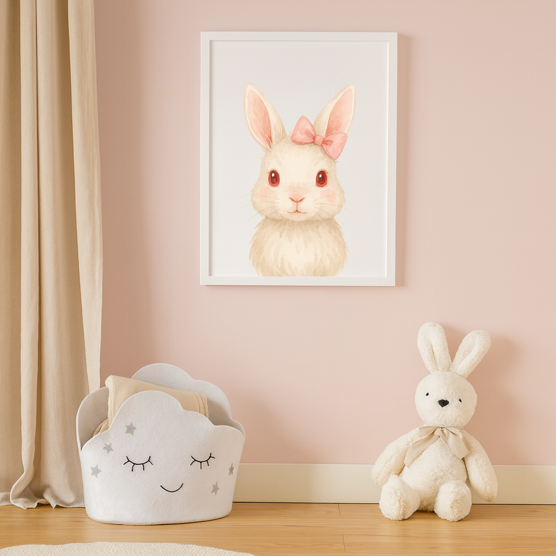 Conejito en acuarela