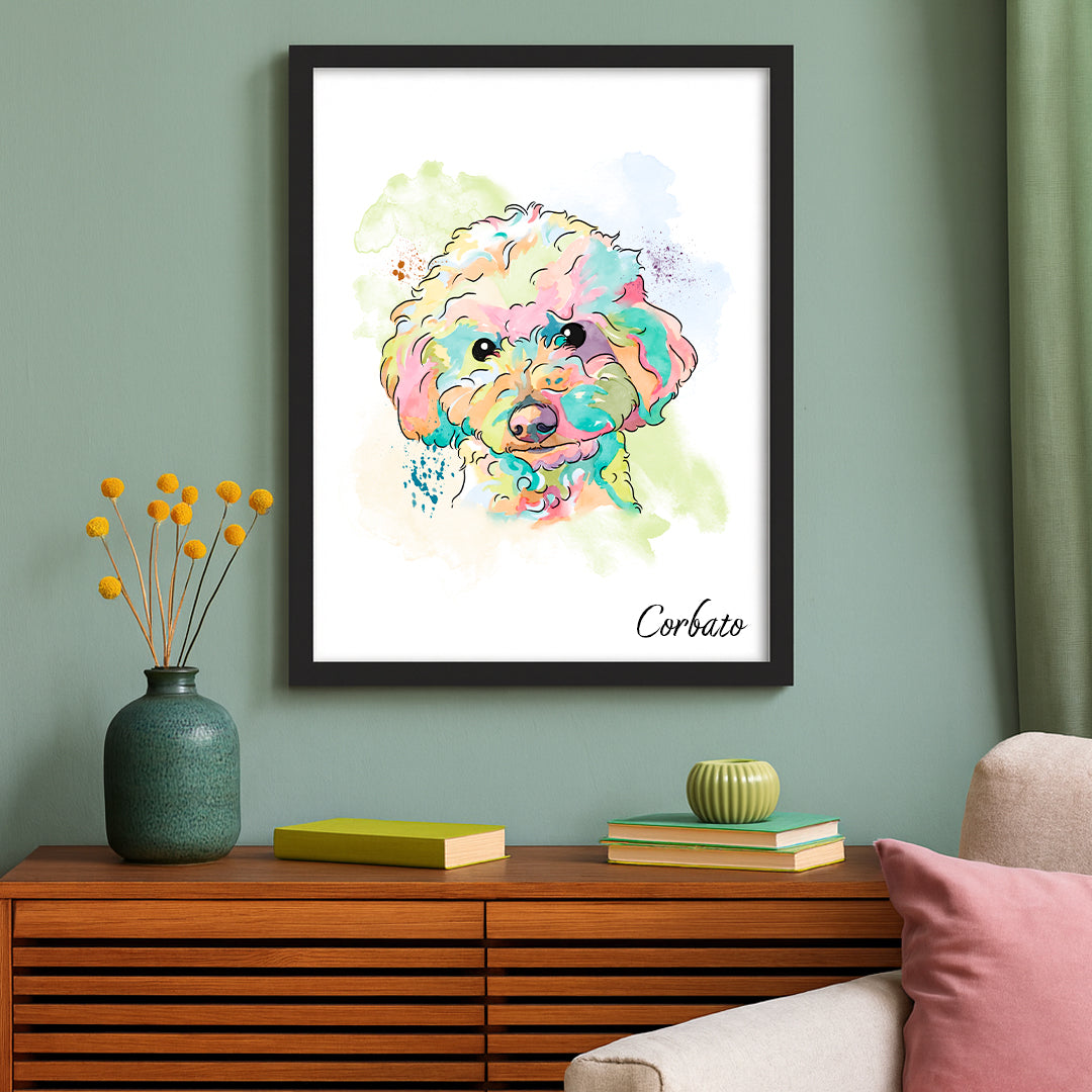 Retrato Estilo Rainbow