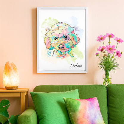 Retrato Estilo Rainbow